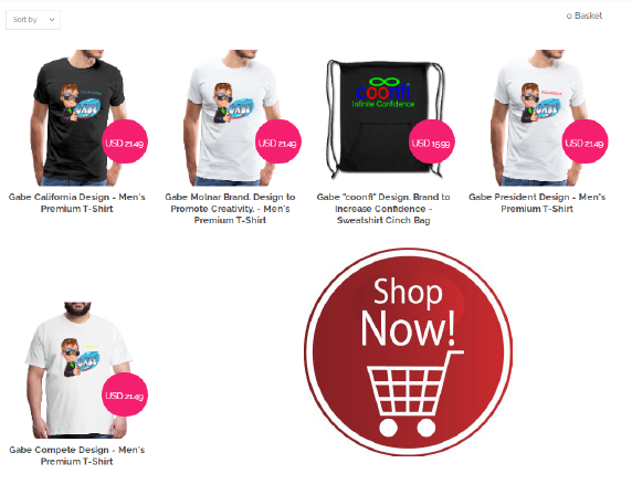 Gabe Design Merchandise